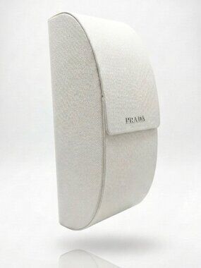 PRADA Flip Top Large Hardshell Sunglass Glasses Case White